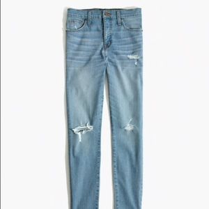 Madewell taller 9" high-rise skinny jeans